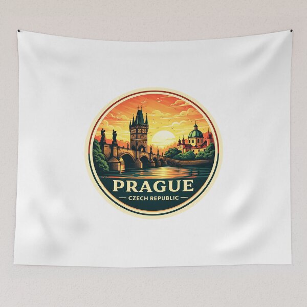 Item preview, Prague Retro Travel Graphic Design designed and sold by Timegraf.