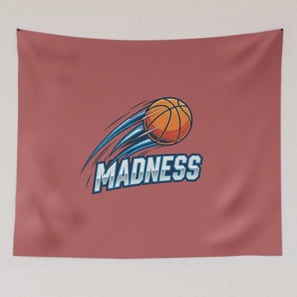 Item preview, Retro Chrome March Madness Basketball Tournament Graphic designed and sold by InkWeaveShop.