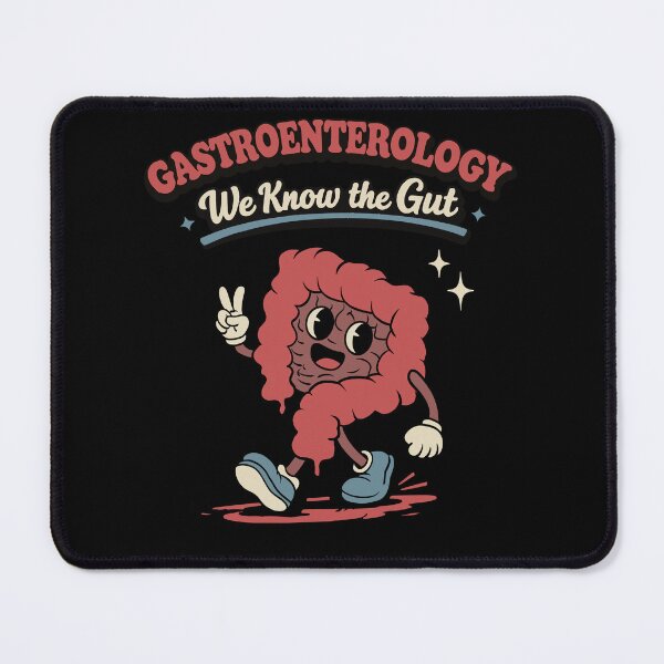 Item preview, Funny Gastroenterology Team – Retro Cartoon Gut Design for GI Doctors & Nurses designed and sold by ZANKELLO.