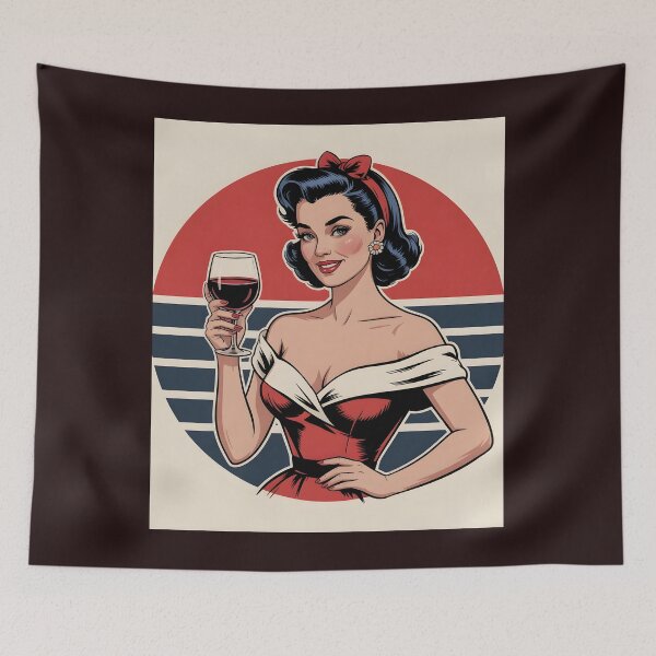Item preview, Underneath This Beautiful Huge Rack I Have A Heart And Probably Wine – Retro Funny Shirt designed and sold by Viktorio Art Shop.