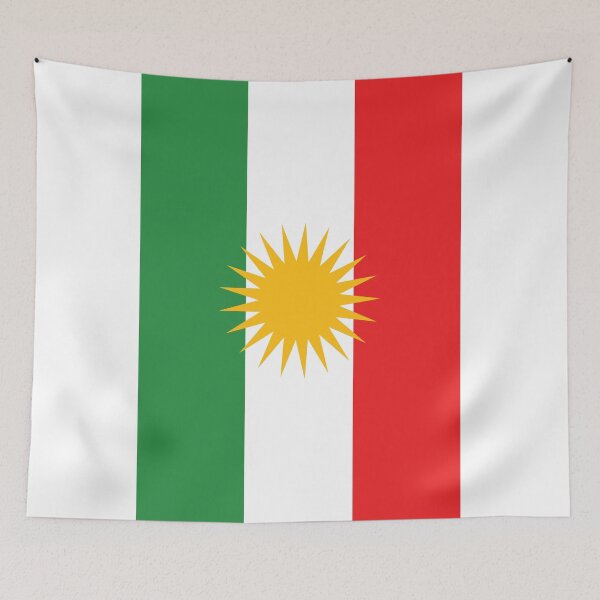 Item preview, Vertical Kurdistan Flag Design designed and sold by NTGUILTY.