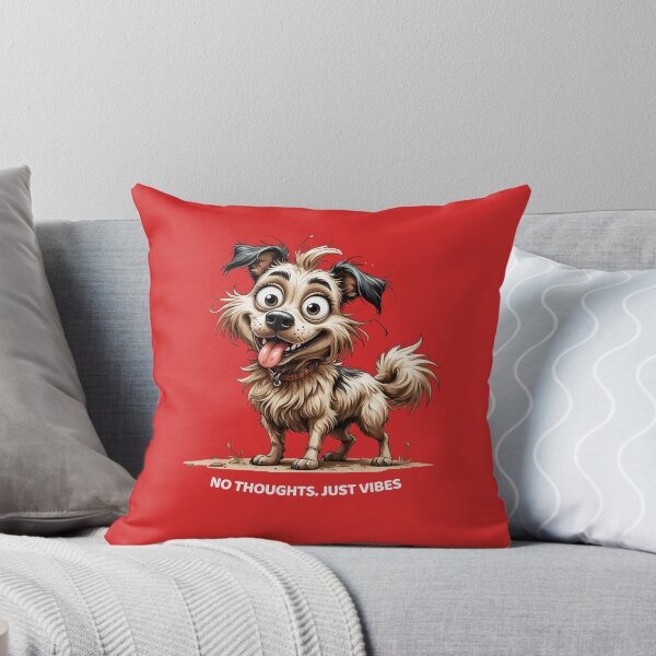 Item preview, Just vibes Dog – Funny Shabby Pup Illustration designed and sold by PAPIRO SIGLO XXI.