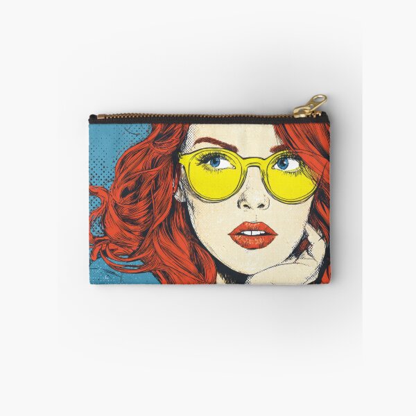 Item preview, Red-haired woman with glasses designed and sold by anytka.