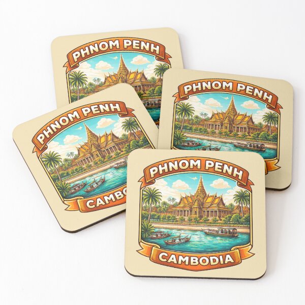 Item preview, Phnom Penh Cambodia - Royal Palace Riverside designed and sold by Myra365Art.