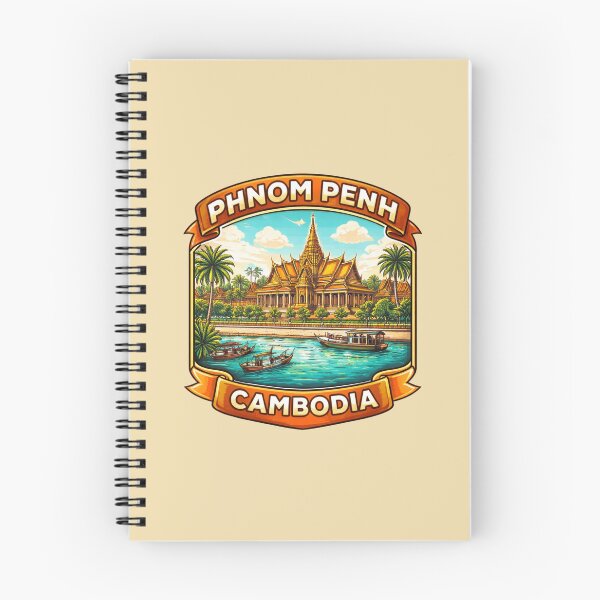 Item preview, Phnom Penh Cambodia - Royal Palace Riverside designed and sold by Myra365Art.