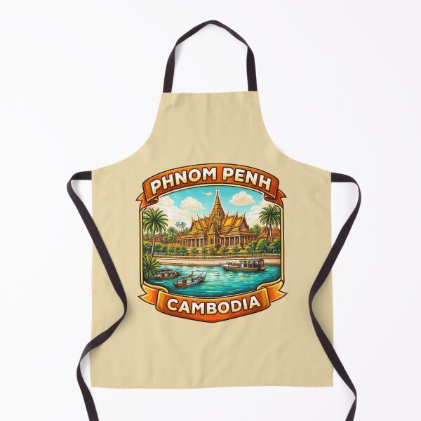 Item preview, Phnom Penh Cambodia - Royal Palace Riverside designed and sold by Myra365Art.