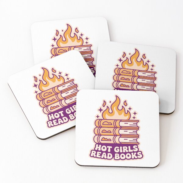 Item preview, Hot Girls Read Books Cute Literary Design designed and sold by MonkiFlipp.