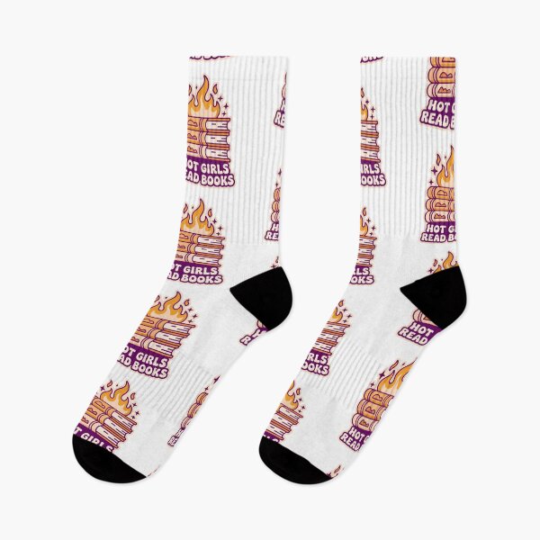 Item preview, Hot Girls Read Books Cute Literary Design designed and sold by MonkiFlipp.