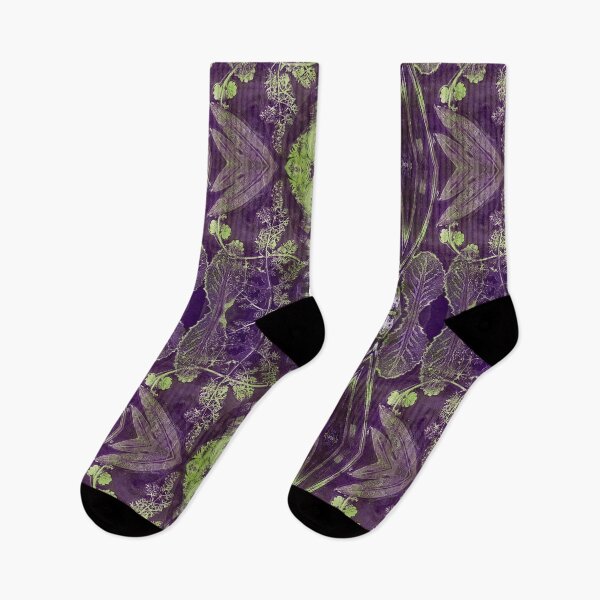 Item preview, The Leaves Have It Monoprint Pattern designed and sold by vallisrowe.