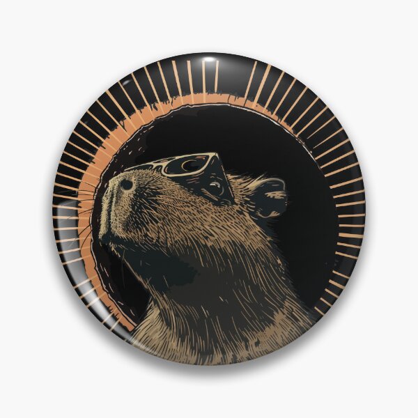 Artikelvorschau, Solar Eclipse, Capybara entworfen und verkauft von Lichtisign.