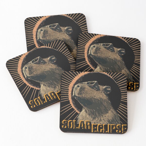 Item preview, Solar Eclipse, Capybara designed and sold by Lichtisign.