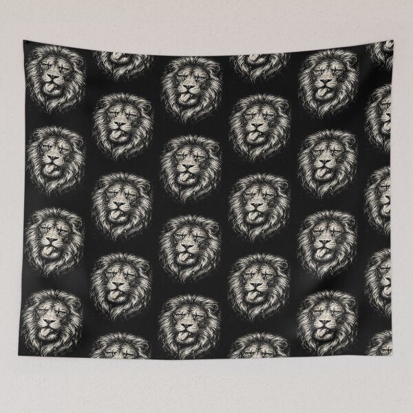 Item preview,  Lion Sticking Tongue Out In Playful attitude Animal Meme designed and sold by erozzz.