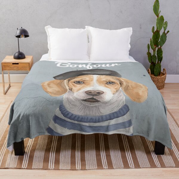 Item preview, Beagle boy dressed like a fisherman designed and sold by FlowerFolie.