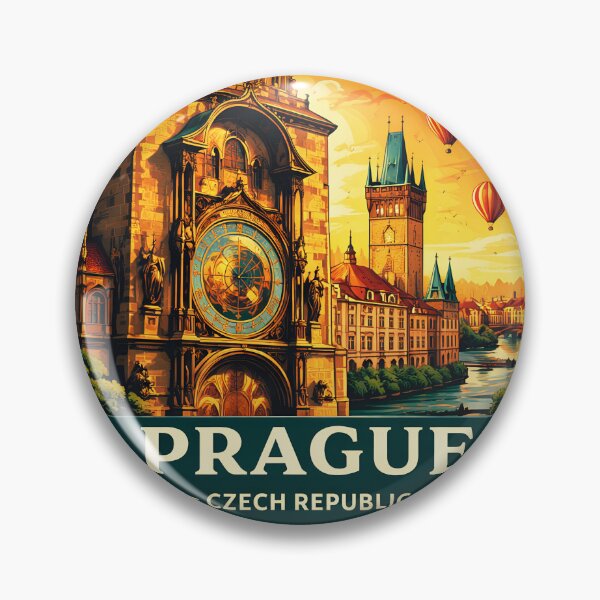 Item preview, Prague Retro Travel Graphic Design designed and sold by Timegraf.