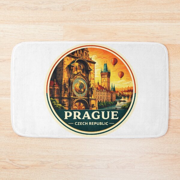 Item preview, Prague Retro Travel Graphic Design designed and sold by Timegraf.