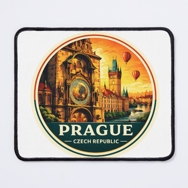 Item preview, Prague Retro Travel Graphic Design designed and sold by Timegraf.