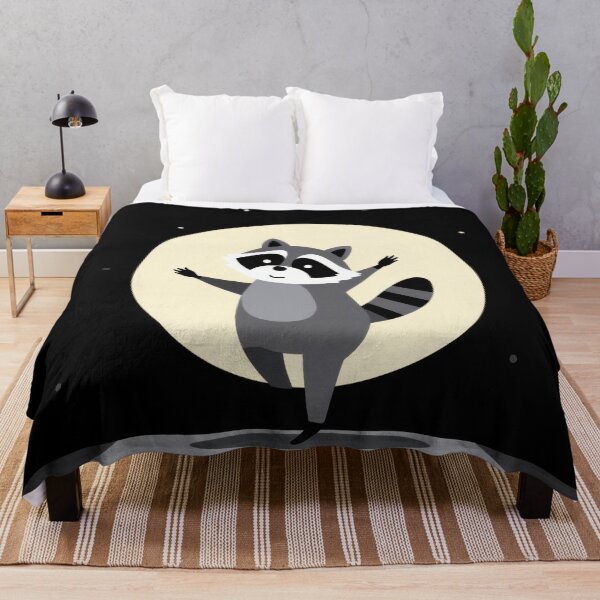 Item preview, Raccoon dances under the moonlight designed and sold by anytka.