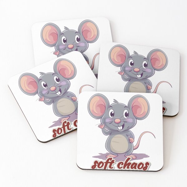 Artikelvorschau, Street Mouse Soft Chaos Collection - Soft Chaos Mouse Meme entworfen und verkauft von MiraLumeStudio.
