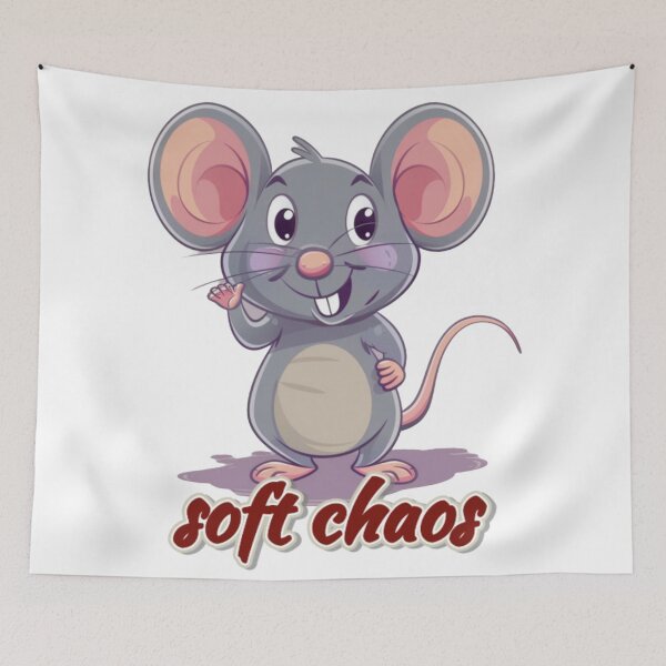 Item preview, Street Mouse Soft Chaos Collection - Soft Chaos Mouse Meme designed and sold by MiraLumeStudio.