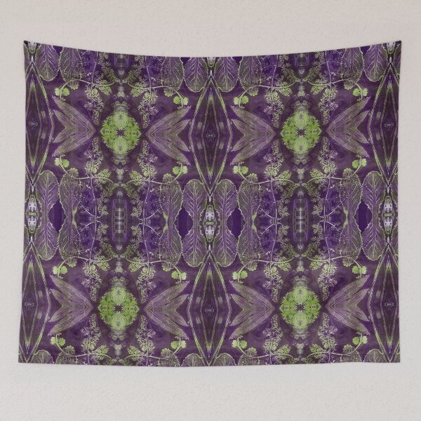 Item preview, The Leaves Have It Monoprint Pattern designed and sold by vallisrowe.