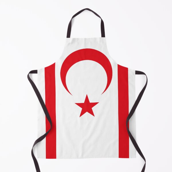 Item preview, Vertical Northern Cyprus Flag Design designed and sold by NTGUILTY.