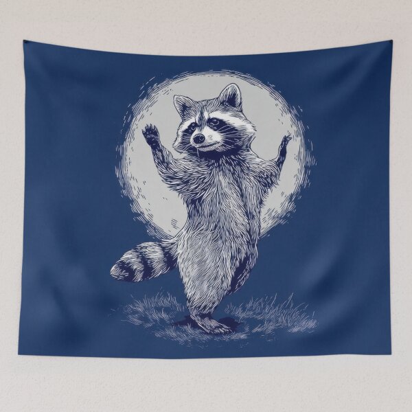 Item preview, Raccoon stands on its hind legs designed and sold by anytka.
