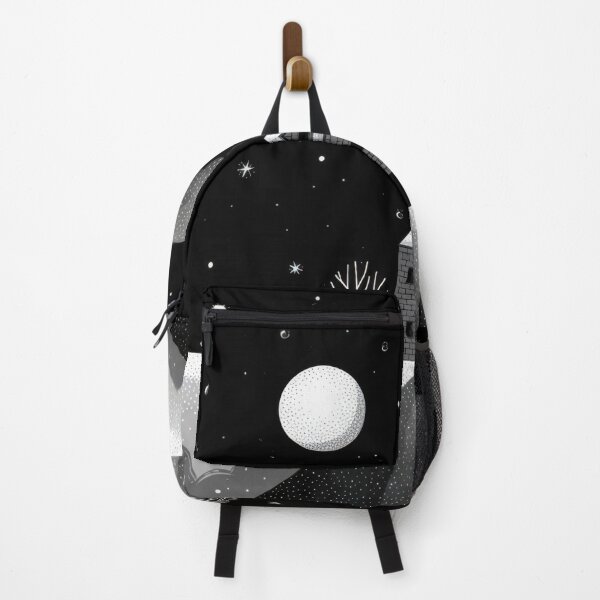Item preview, House on a snowy night with stars designed and sold by anytka.