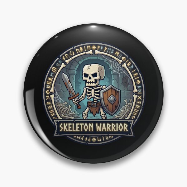 Item preview, Blocky Skeleton Warrior RPG Monster Avatar designed and sold by SignumShop.