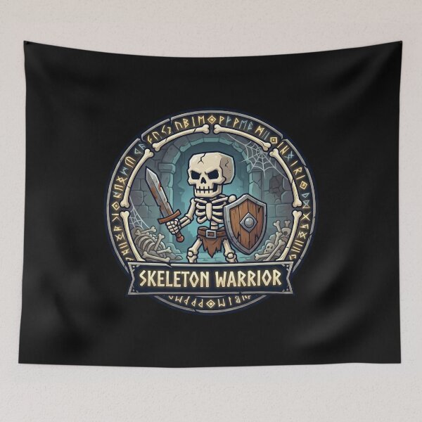 Item preview, Blocky Skeleton Warrior RPG Monster Avatar designed and sold by SignumShop.