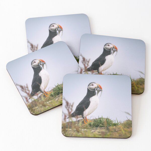 Item preview, Puffin with Sandeels in Iceland designed and sold by PhotoArt by Joan Carroll.