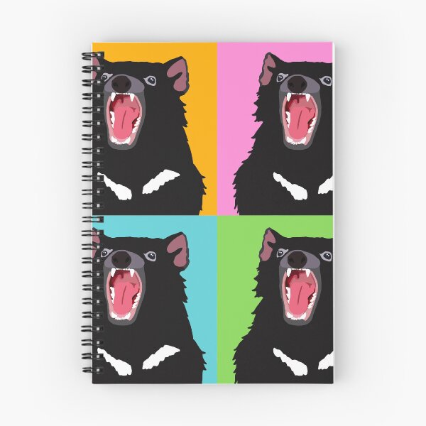 Artikelvorschau, Tassie Devil Pop Art entworfen und verkauft von Backstreet Lobotomy.