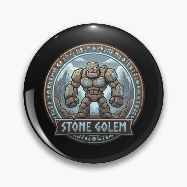 Item preview, Blocky Stone Golem RPG Monster Avatar designed and sold by SignumShop.
