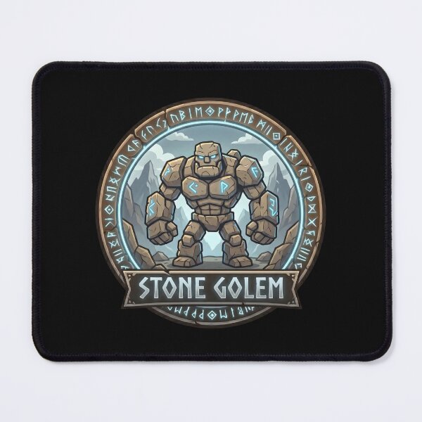 Item preview, Blocky Stone Golem RPG Monster Avatar designed and sold by SignumShop.