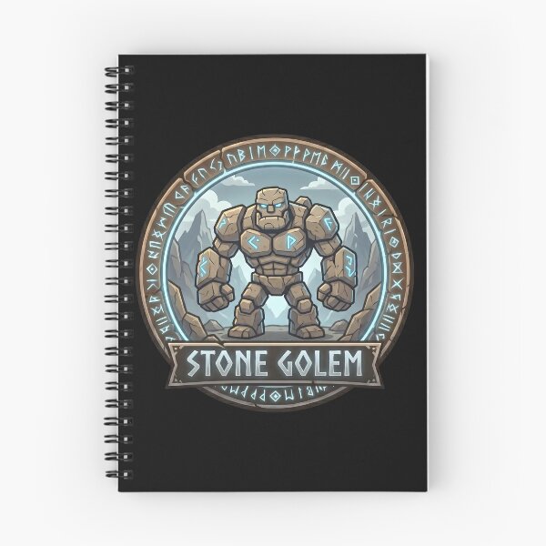 Item preview, Blocky Stone Golem RPG Monster Avatar designed and sold by SignumShop.