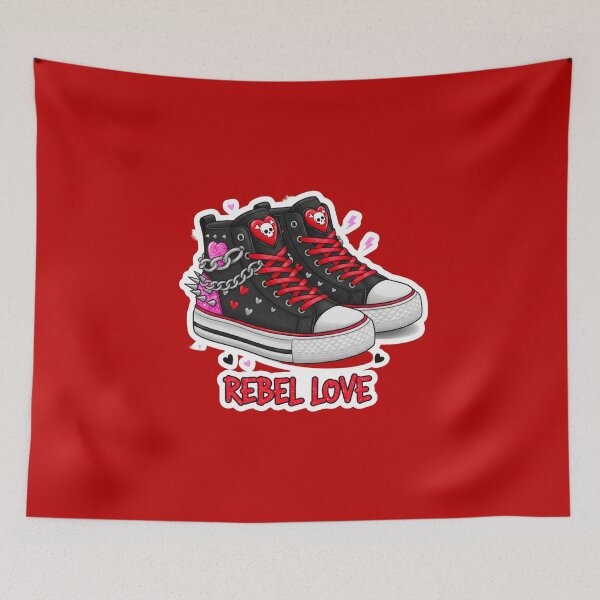 Item preview, Rock Sneakers Illustration designed and sold by Modavedrake.