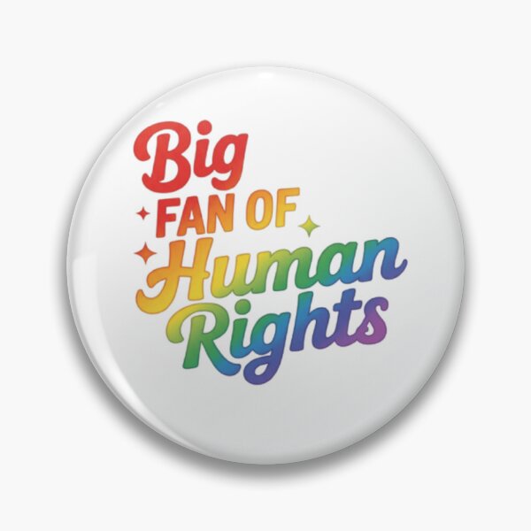 Item preview, Big Fan of Human Rights Rainbow Pride Design - LGBTQ Quote Graphic designed and sold by JonathanP514.