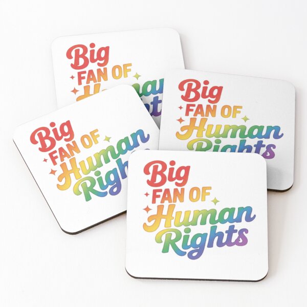 Item preview, Big Fan of Human Rights Rainbow Pride Design - LGBTQ Quote Graphic designed and sold by JonathanP514.