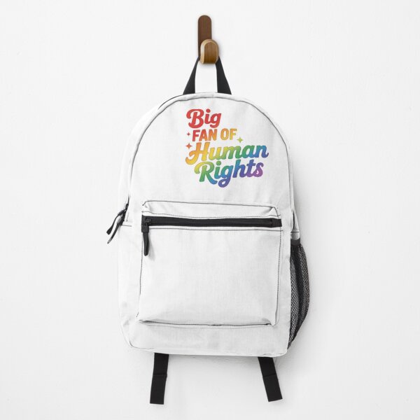 Item preview, Big Fan of Human Rights Rainbow Pride Design - LGBTQ Quote Graphic designed and sold by JonathanP514.