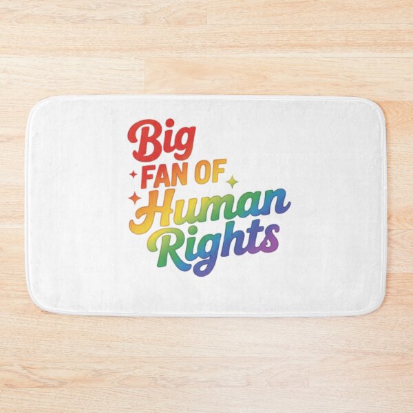 Item preview, Big Fan of Human Rights Rainbow Pride Design - LGBTQ Quote Graphic designed and sold by JonathanP514.