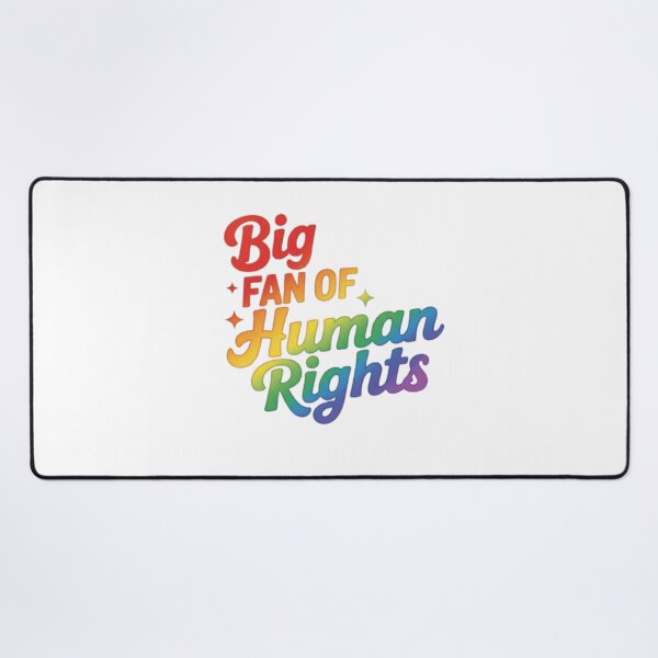 Item preview, Big Fan of Human Rights Rainbow Pride Design - LGBTQ Quote Graphic designed and sold by JonathanP514.
