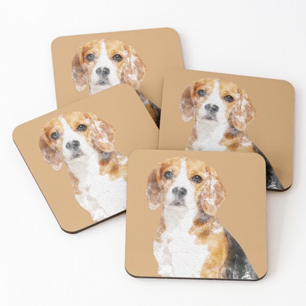 Item preview, Beagle Dog Watercolor Art Cute Pet designed and sold by ArtNatureStore.