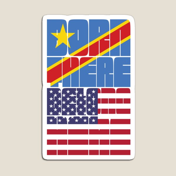 Item preview, Born Congo Belong American designed and sold by FlagX.