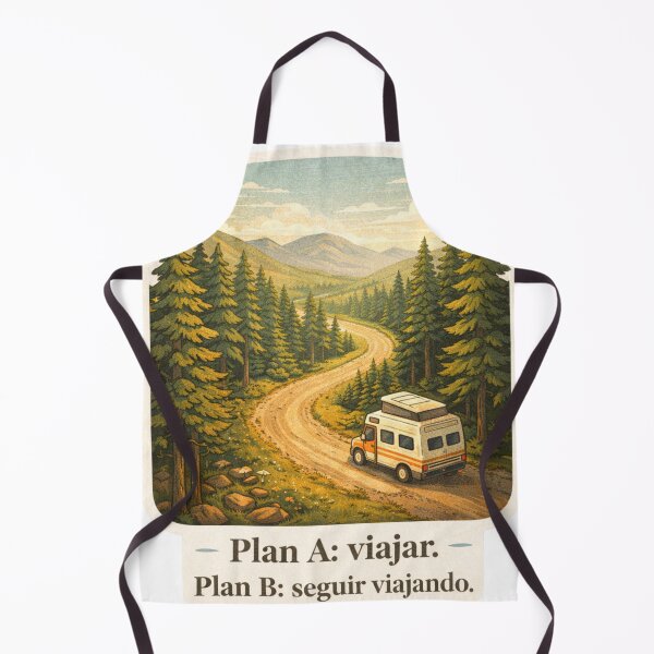 Item preview, Plan A: Travel – Adventure and Nature Camper Illustration designed and sold by VanSpirit.