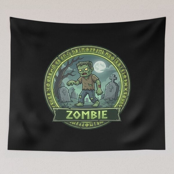 Artikelvorschau, Blockiger Zombie-RPG-Monster-Avatar entworfen und verkauft von SignumShop.