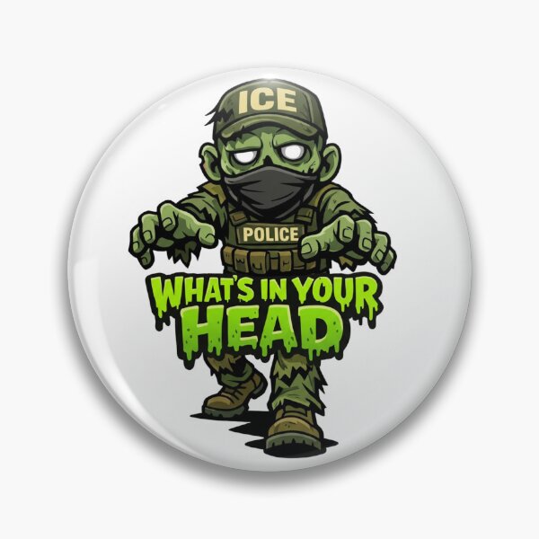 Item preview, What's In Your Head Ice Zombie T-Shirt designed and sold by AntiqueUFOs.