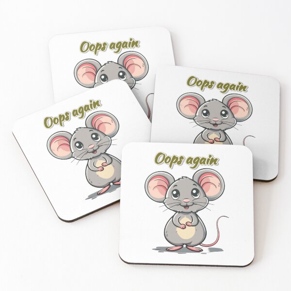 Item preview, Street Mouse Soft Chaos Collection - Oops Again Mouse Meme designed and sold by MiraLumeStudio.