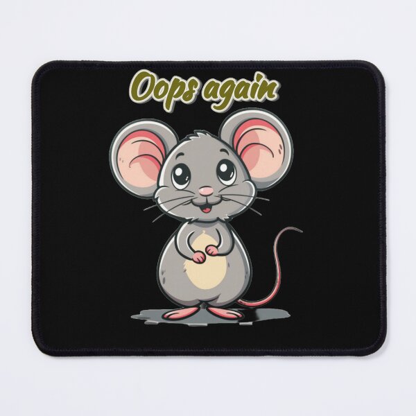 Item preview, Street Mouse Soft Chaos Collection - Oops Again Mouse Meme designed and sold by MiraLumeStudio.