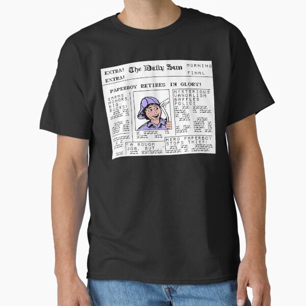 Paperboy Game T-Shirts for Sale | Redbubble