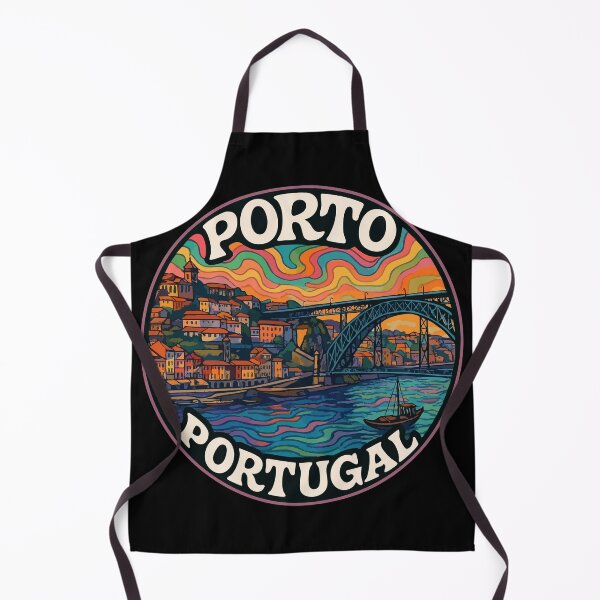 Artikelvorschau, Porto Portugal Trippy Art entworfen und verkauft von TomFrontierArt.