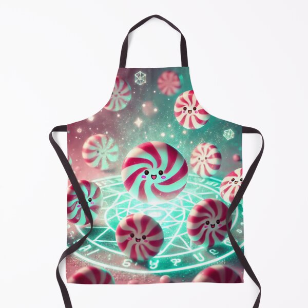 Item preview, Kawaii Peppermint Candy Summoning Circle Pastel 3D designed and sold by ComedyInkFactor.